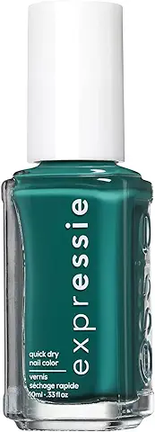 Essie Esmalte de Uñas de Secado Rápido, Fórmula Vegana sin Ingredientes de Origen Animal, n.º 420 Streetwear N' Tear, Verde, 1 x 10 ml  