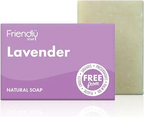 Friendly Soap Natural Handmade Lavender Soap by Friendly Soap  