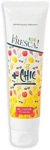 Gel Fijador Infantil + CHIC para Niños de 3 a 12 Años. Peinados Inimaginables Estilosos y Elaborados. Con Extractos Ecológicos, Naturales y Veganos. - 100 ml.  