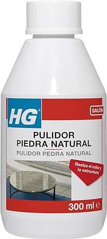 HG Pulidor Mármol, Pule, Limpia e Intensifica el Color y la Estructura, Para Todo Tipo de Mármol, Granito y Piedra Natural - 300 ml (330030130)  