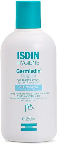 ISDIN Germisdin Original Higiene Corporal y Manos, gel de Baño Formulado con Agentes Antisépticos, 250 ml  