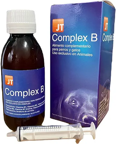 JTPharma Complex B 150 Ml 60 Comprimidos/Alimentos Complementario para Perros y Gatos, Multicolor  
