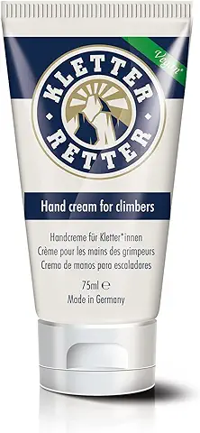 Kletterretter Crema de Manos para Escaladores y Boulderers 75ml - con Pathenol, Caléndula Aceite y Vitamina a - de Absorción Rápida, No-Pegajoso Fórmula