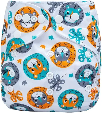 Kolo - kit de Pañales de tela para Bebés y Niños: 1 Pañal Reutilizable + 1 Inserto de Bambú - 100% Ecológicos  