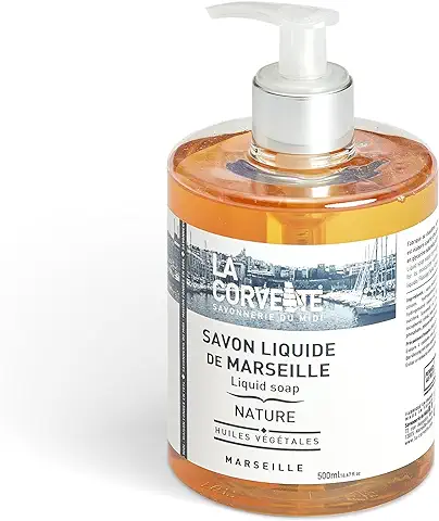 La Corvette Jabón Líquido de Marsella Natural Manos y Cuerpo - 500 ml  