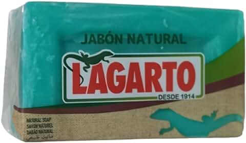 LAGARTO Pastilla de JABON Natural Verde 250 gr  