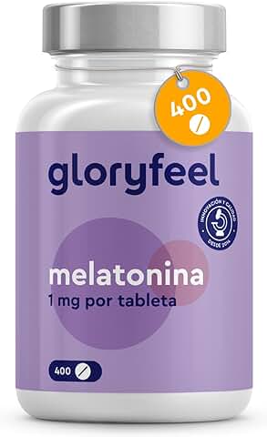 Melatonina 400 Tabletas (Suministro + 1 Año), Complemento de Melatonina pura y Natural en Altas Dosis para Dormir bien - Vegano Probado en Laboratorio - Para 400 Noches - Sin Aditivos  