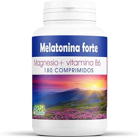 Melatonina Forte 1.8mg - Magnesio y Vitamina B6-180 Comprimidos  