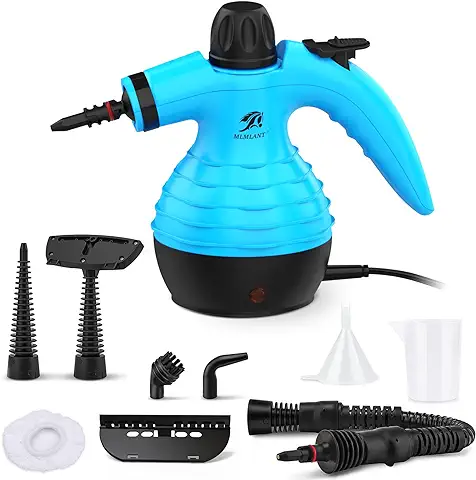 MLMLANT Vaporeta Limpiar,Limpiador Vapor Desinfeccion PortáTil,Seco Limpieza Tapiceria Hogar de Mano,Manualidades,Para Quitar Manchas,Sofas,Control de Errores Cama,Asientos Coche  