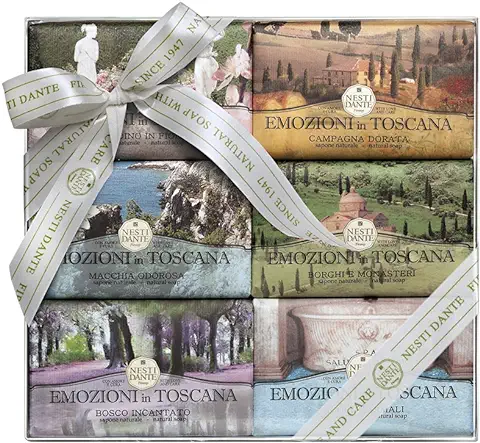 Nesti Dante Emociones en Toscana Sets de Jabón, 6 x 150 g  