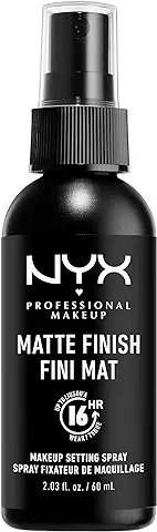 NYX Professional Makeup Spray Fijador Makeup Setting Spray, Larga Duración, Ligero, Fórmula Vegana, Acabado Matte, 60 ml  