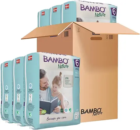 Pañales Bambo Nature Talla 6 – 16+kg (PACK 6 x 20UN)  