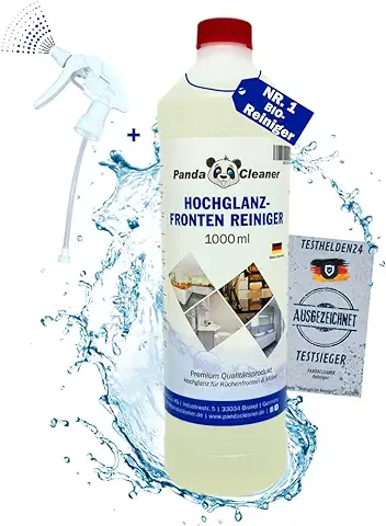 Pandacleaner® - Limpiador Abrillantador para Muebles de Cocina, 1000 ml, Limpiador Abrillantador Concentrado de para Baño y Cocina  