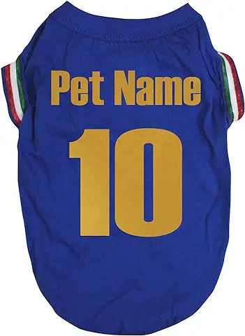 Petitebelle Personalize National Theme Puppy Dog Camisa (Italia-1, XL)  