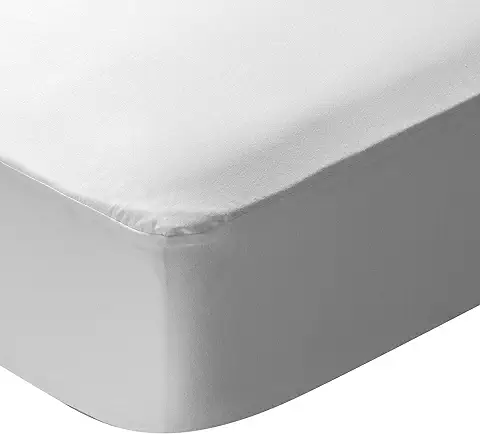 Pikolin Home - Protector para Colchón de Bebé/Cuna Punto 100% Algodón Extrasuave - Impermeable, Transpirable