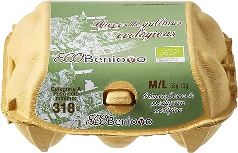 ROIG Beniovo Huevos Ecológicos 6 Unidades  