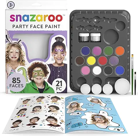 Snazaroo Ultimate Party Pack - Set de Maquillaje de Fiesta  