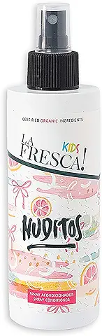 Spray Acondicionador Infantil NUDITOS para Niños de 3 a 12 Años. Desenreda sin Tirones. Con Extractos Ecológicos, Naturales y Veganos. - 200 ml.  