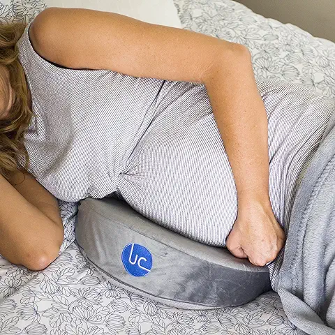 UC Almohada Cuña de Embarazo | Cojin Cuña Ligero y Portatil, Lavable a Máquina, Soporte Vientre, Piernas, Caderas y Espalda, para Todas las Etapas del Embarazo | Cojín Lactancia Almohada Antireflujo  