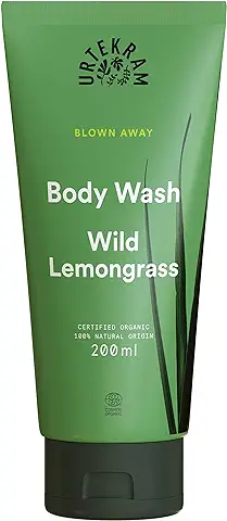 Urtekram - Blown Away - Wild Lemongrass - Gel de Ducha 200 ml - Ecológico, 200 Mililitro, 1  