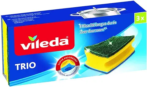 Vileda ESTR.SALVAUÑAS L-3X2, Amarillo, 3 Unidad (Paquete de 1), 3