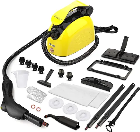 Waitbird Limpiador Vapor, Vaporeta Limpieza Hogarde Suelos con 21 Accesorios-con Correa para el Hombro, Vaporeta Limpieza Sofa, para Chinches, Tapicerias, Stain, Alfombras,colchones -Vaporeta de Mano  