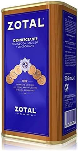 Zotal Desinfectante, Fungicida y Desodorizante 205ml.  